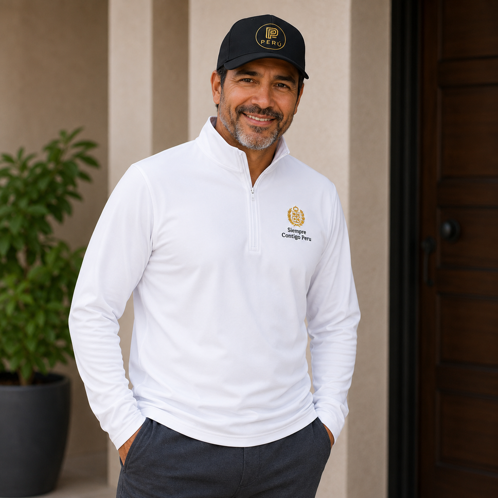 Lightweight Pullover Peru Escudo Nacional Gold